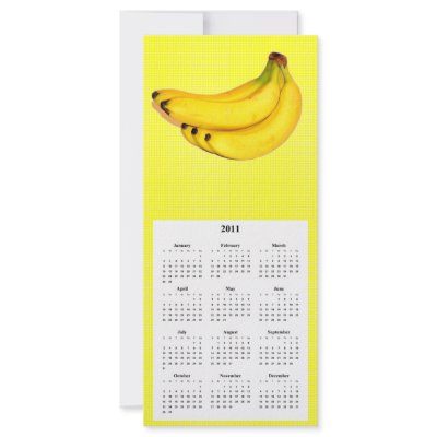 Banana Telephone and Calender card by Lynnes_creations