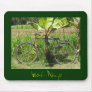 Banana tree bicycle mousepad