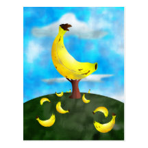 Banana Tree Post Card