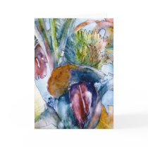 banana tree print cards