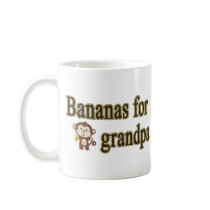 Bananas for grandpa mug