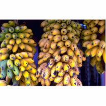 Bananas for sale at market, Puerto Rico Photo Cutouts