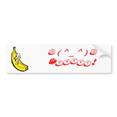bananas, @(^_^)@ Monkey! - Customised by chelseakirsten