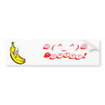bananas, @(^_^)@ Monkey! - Customised bumper stickers