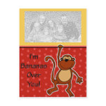 Bananas Over You Valentine Postcard