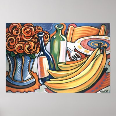 Bananas-print by alliswell