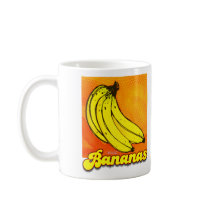 Bananas retro mug
