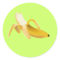 Bananas Round Sticker