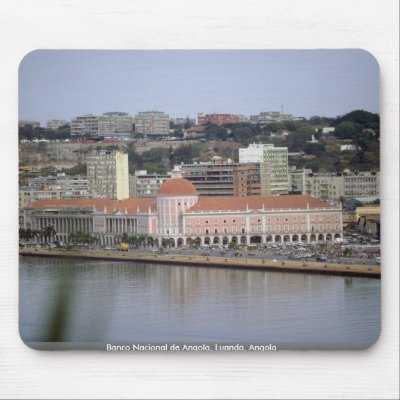 Banco Nacional de Angola, Luanda, Angola Mousepads by beautifulclicks