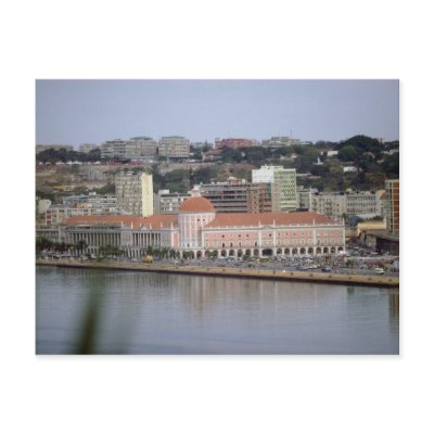 Banco Nacional de Angola, Luanda, Angola Postcard by beautifulclicks