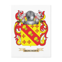 Bancroft Coat of Arms (Family Crest)