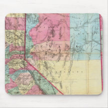 Bancroft's Map Of California, Nevada Mouse Mat