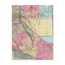 Bancroft's Map Of California, Nevada