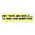 Band Camp Bumpersticker