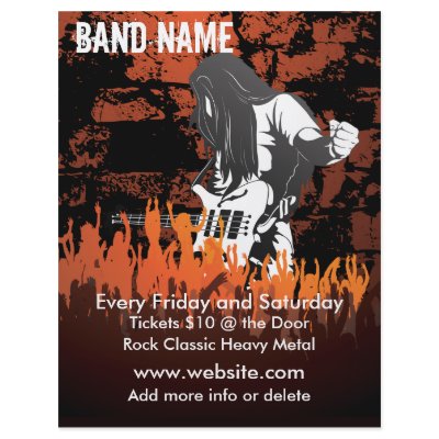 Band Concert Music Flyer by ZazzleFlyers