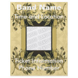 Band Flyer Vinge Gold Scrolls