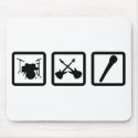 band gear drum guitars mic mousepads