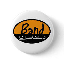 Band Geek Pinback Button