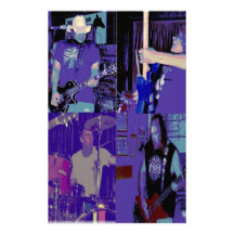 Band live July 2009 Stationery Design