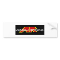 Band Logo Banner, (Audacious Revolution) Bumper Stickers