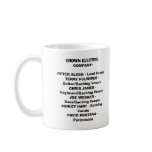 Band Logo w/Members names Mug
