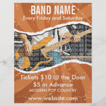 Band Name Music Flyer 2