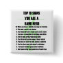 Band Nerd Top 10 Pinback Buttons