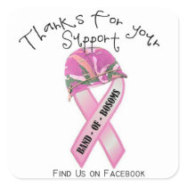 Band of Bosoms Thank You Sticker