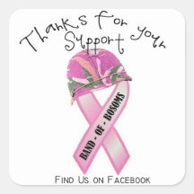 Band of Bosoms Thank You Sticker