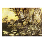 Band of Workmen by Rackham, Vintage Fairy Tale Custom Invitation