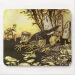 Band of Workmen by Rackham, Vintage Fairy Tale Mousepads