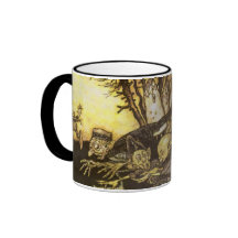 Band of Workmen by Rackham, Vintage Fairy Tale Mugs