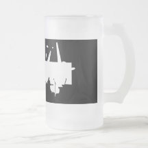 Band On Stage Concert Silhouette B&W Coffee Mug