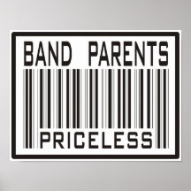 Band Parent Priceless Print
