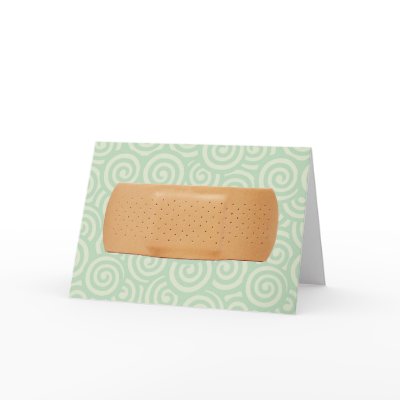 Bandage Get Well Card by postcardsfromtheedge