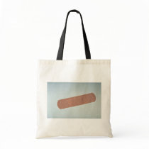 Bandage Photo Tote Bags
