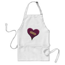 Bandaid Heart Apron