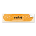 bandaid, ouchh!! bumper stickers