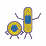 Bandaid People embroidered shirts