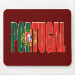 Bandeira Portuguesa - Marca "Portugal" por Fãs Mousepad