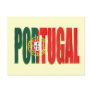 Bandeira Portuguesa - Marca "Portugal" por Fãs Postcards