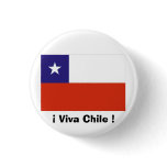 Bandera Chile VII Pinback Buttons