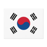 Bandera de Corea del Sur postcards