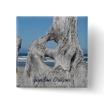 Bandon Oregon buttons Beach Vacation Driftwood