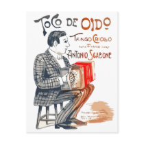 Bandoneon Tango Postcards