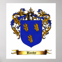 Bandy Shield of Arms Posters
