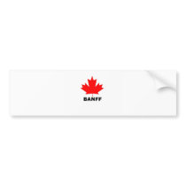 Banff, Alberta Bumper Sticker