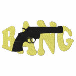 Bang Embroidered Long Sleeve Polo Shirt