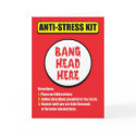Bang Head Here Anti-Stress Card