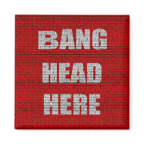 Bang Head Here office gift